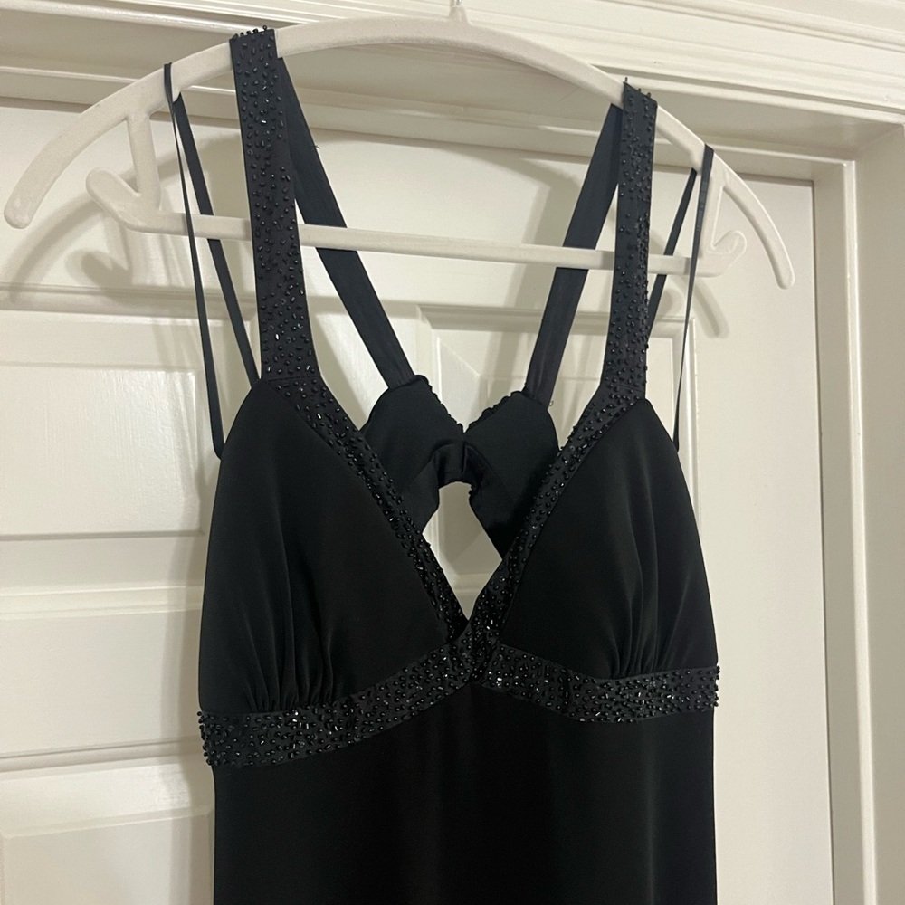 Vintage Laundry by Shelli Segal Beaded Cutout Gown